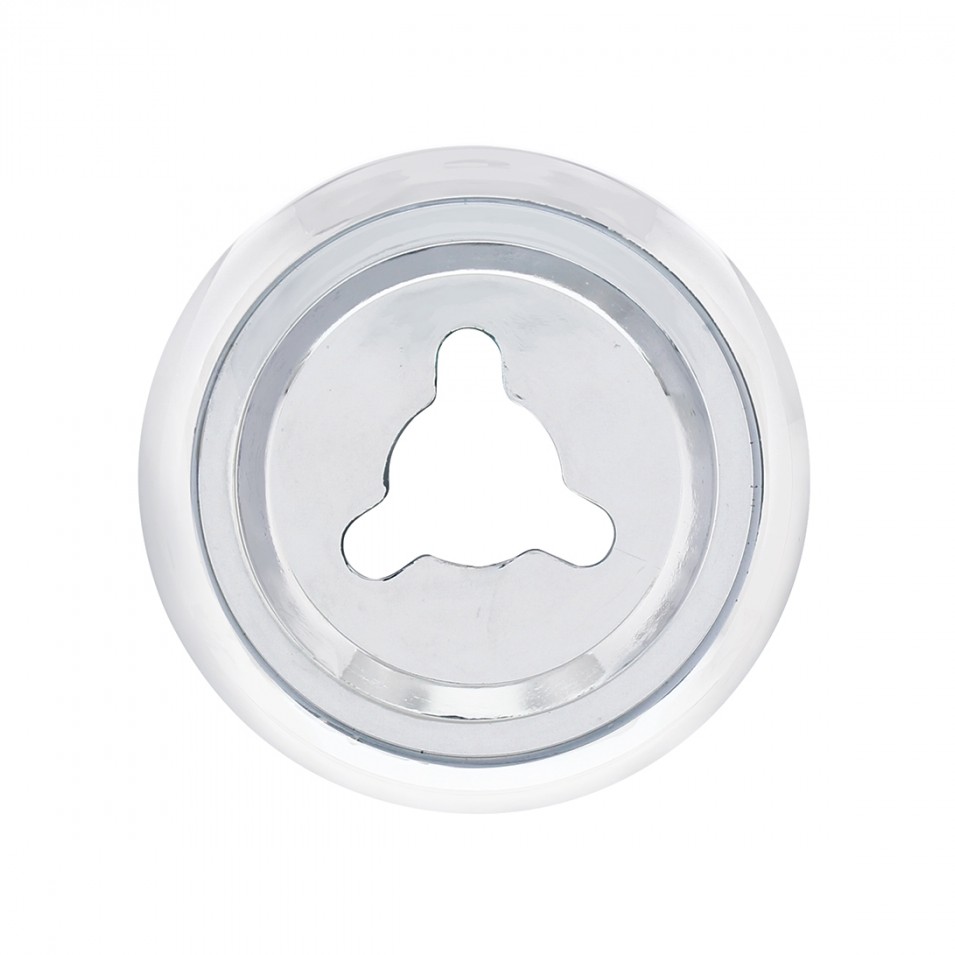 Chrome Peterbilt Dash Data Display Module Control Knob Bezel