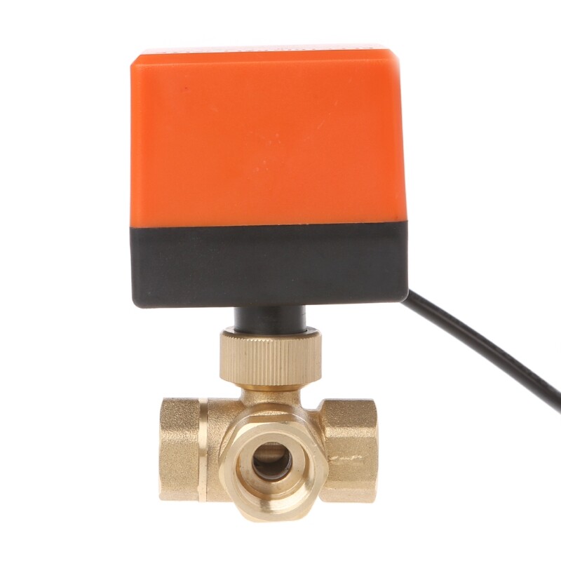 DN15/DN20/DN25/DN32 3 Way Motorized Ball Valve Electric Two Way Control ACTool