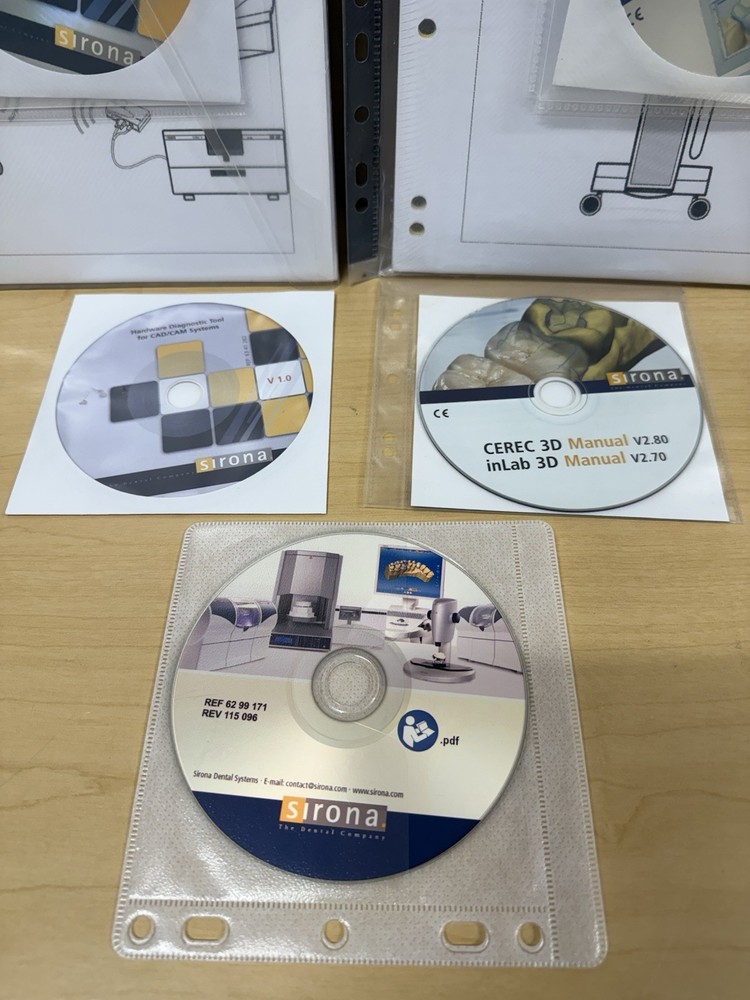 Sirona Cerec AC 3 Software disc cd Manuals installation instructions — Omnicam