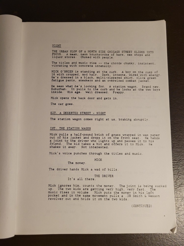 BAD BOYS (1983) Revised Second Original Screenplay - Richard DiLello