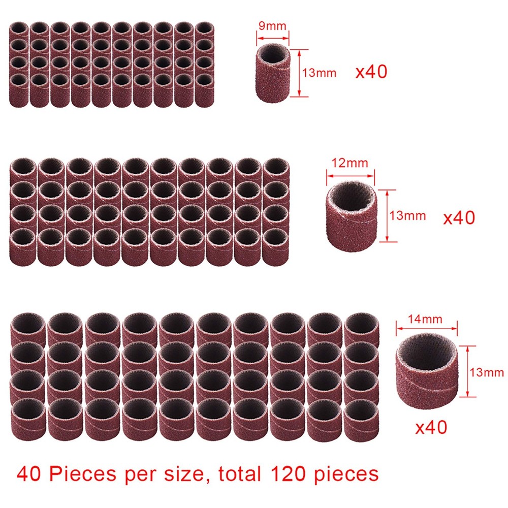 AUSTOR Aluminum Oxide Sanding Drum Set with Free Box Original Version