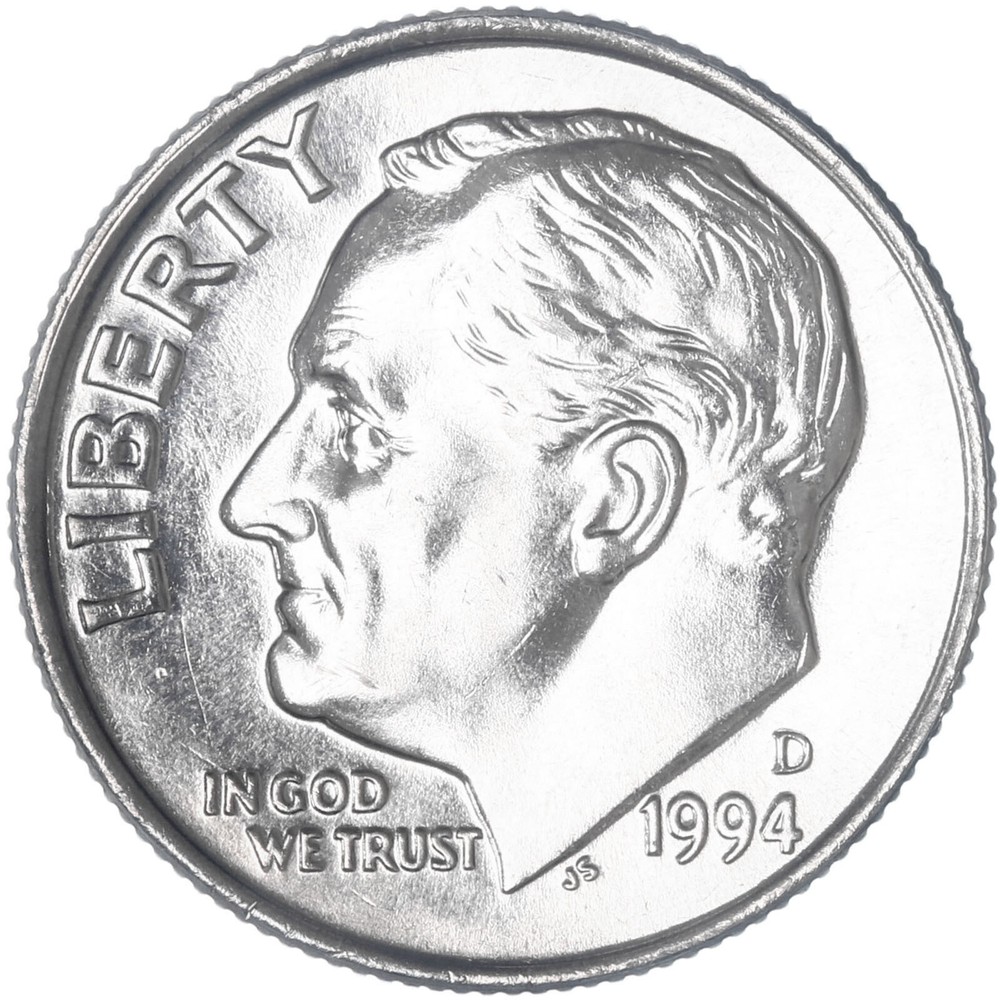 1994 D Roosevelt Dime Choice BU US Coin