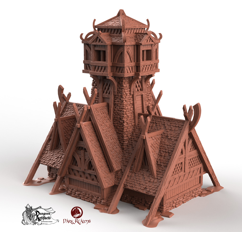Norse Hall - Odingard - Dark Realms Terrain Wargaming D&D DnD