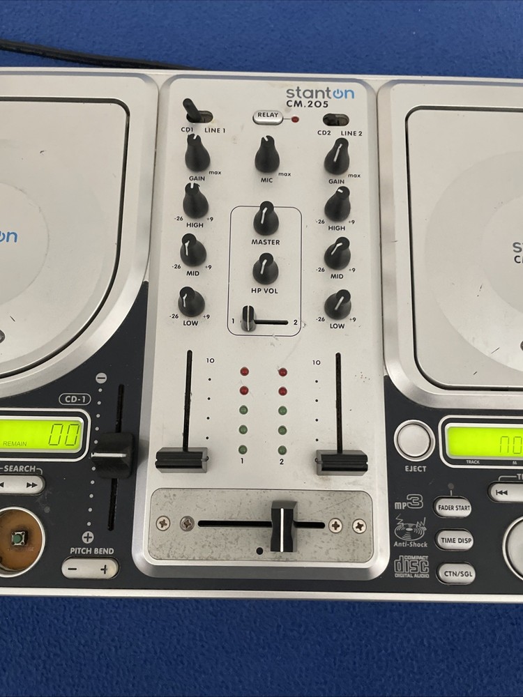 Stanton CM 205 CD Player DJ Turntable Working