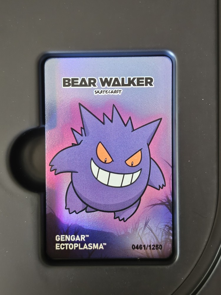 Bear Walker Gengar Ectoplasma Pokémon Limited Edition Complete Skateboard