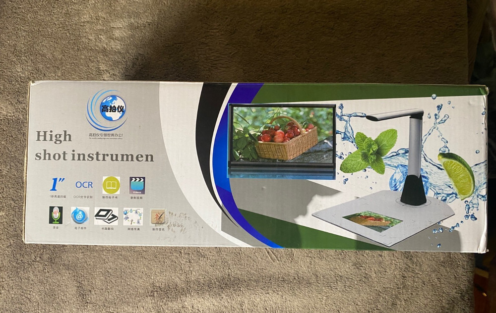 Aibecy BK30 High Speed Document Camera & Object Booth Scanner w/Software