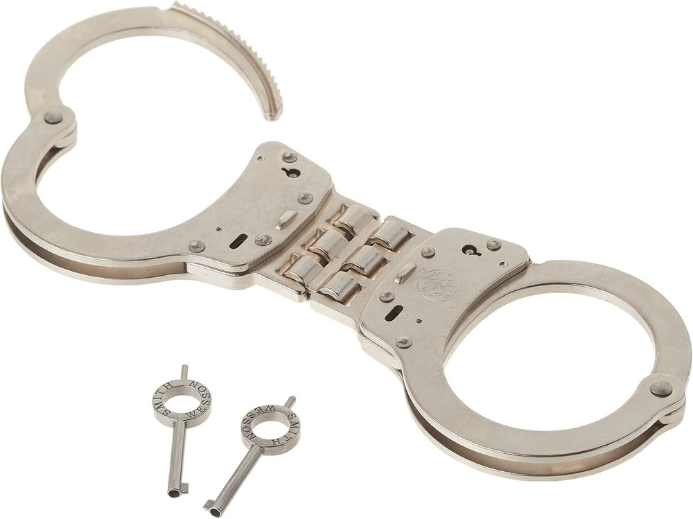 S&W 300 Hinged Handcuffs Nickel