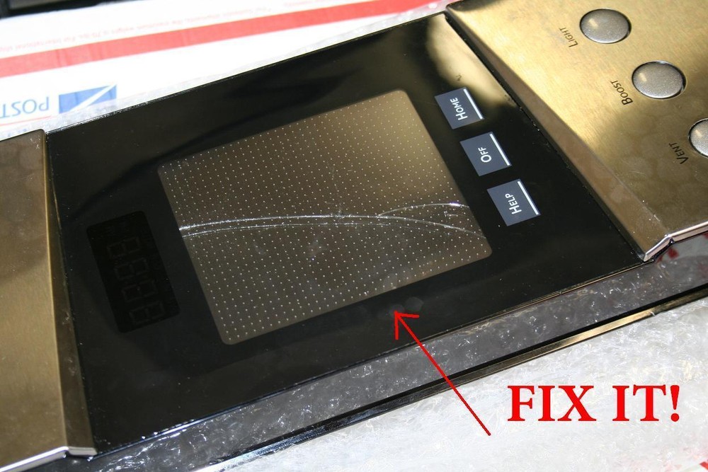REPLACEMENT TOUCH SCREEN FOR GE MICROWAVE CONTROL PANEL,SEE MODELS LISTED