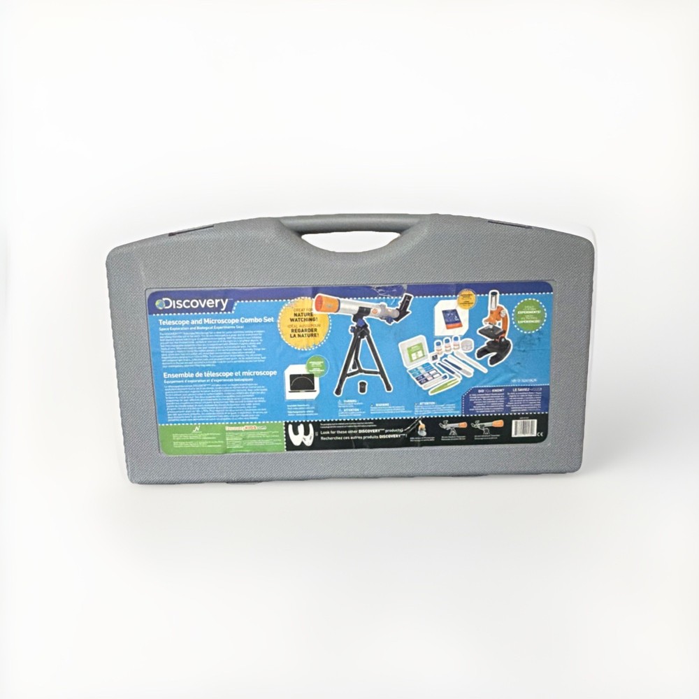 Discovery Telescope & Microscope Combo Set 900x Magnification Science Kit