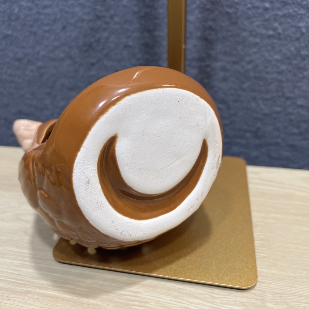 Ceramic Owl Brown Candle Tealight Holders Decorative