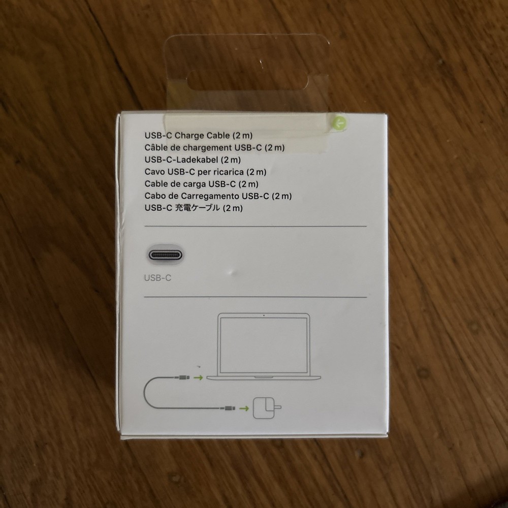Apple USB-C Charge Cable - 2m (MLL82AM/A) 100% authentic