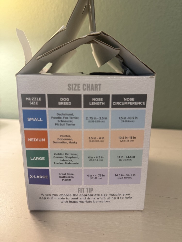 NEW Open Box Top Paw Training Adjustable Dog/Canine Basket Muzzle (Small)