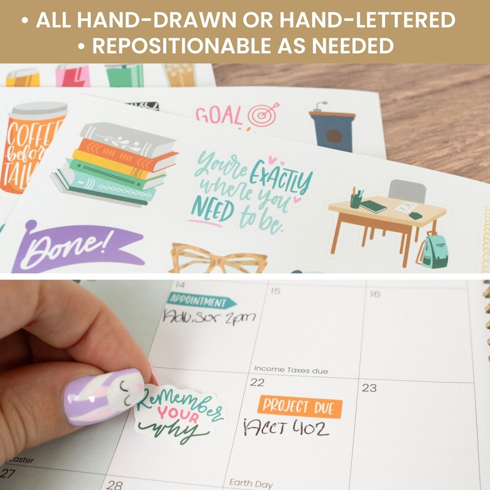 bloom daily planners Planner Sticker Pack, Student