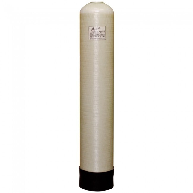 14" x 65" mineral tank with base