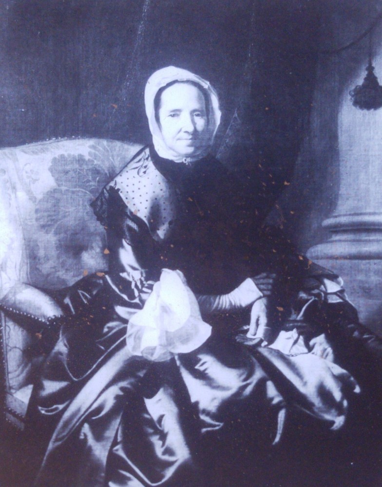 Mrs. Thomas Boylston, John Singleton Copley,  Magic Lantern Glass Slide
