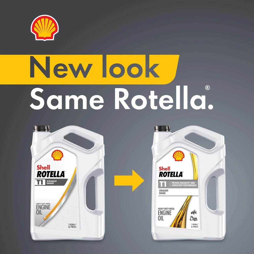 (2 pack) Shell Rotella T1 30 Diesel Engine Oil, 1 Gallon