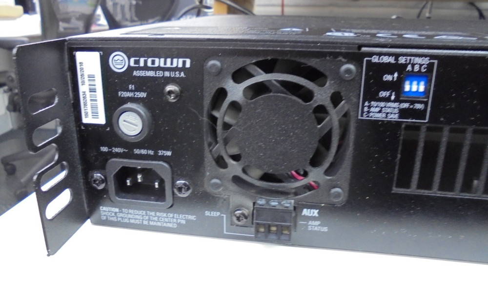 Crown 2600 Drivecore Install Power Amplifier