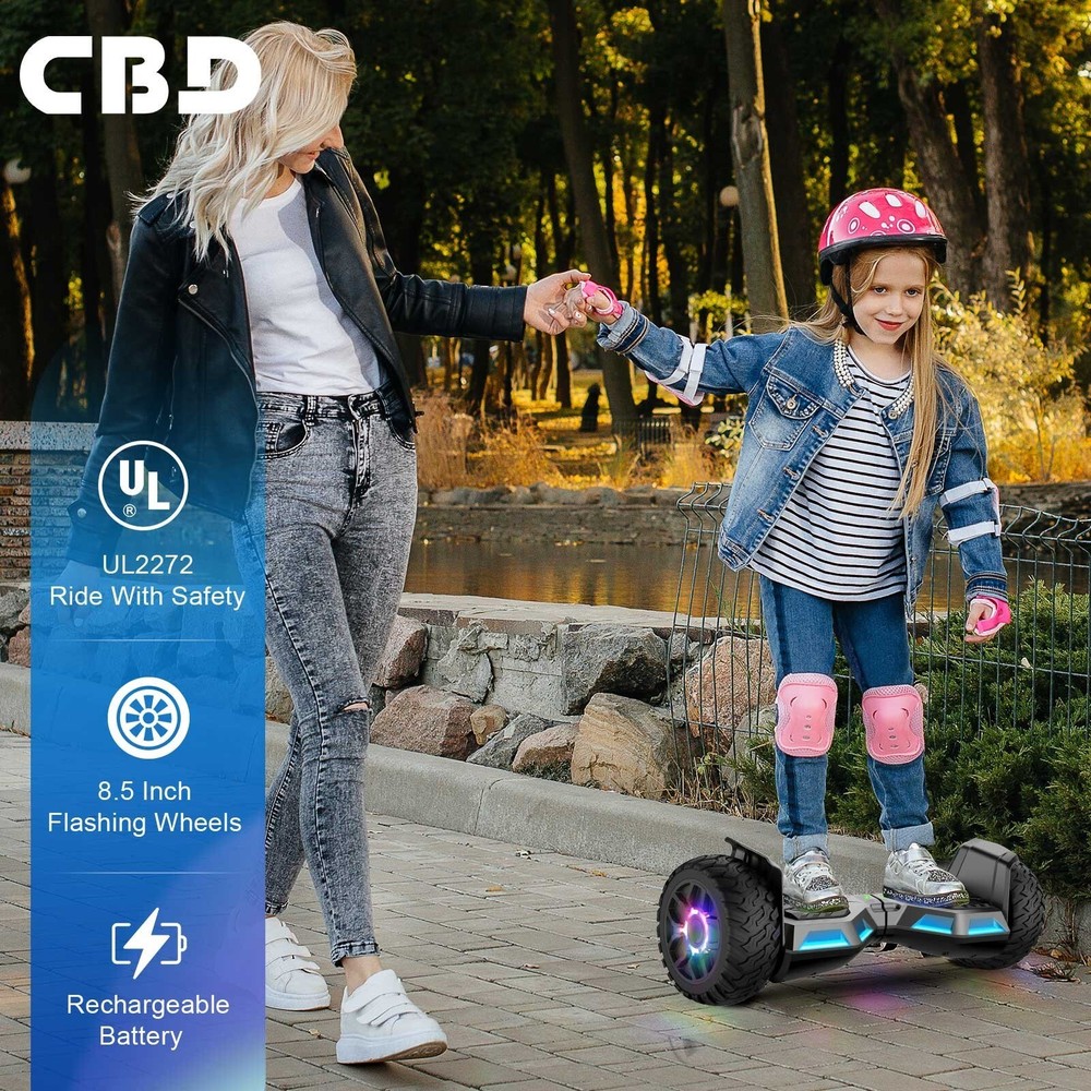 8.5'' Electric Hoverboard Light-Up Bluetooth Self-Balancing Hoverboard Off Road