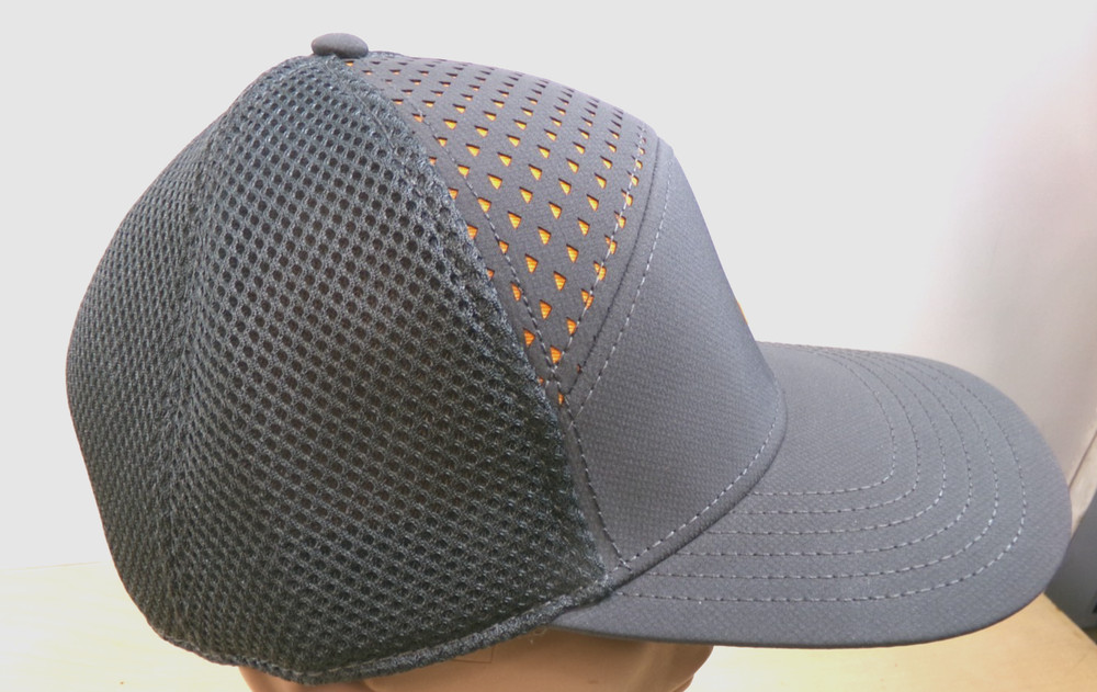 Bakcou Cycling Cap Hat Gray Mesh Breathable Snap Back