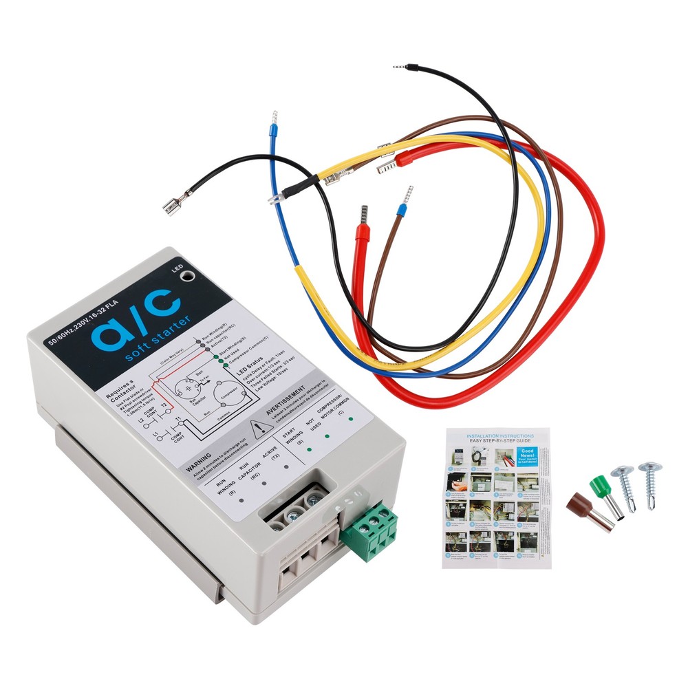 AC Soft Starter Reverse Motor Protection (16-32A + Install Kit