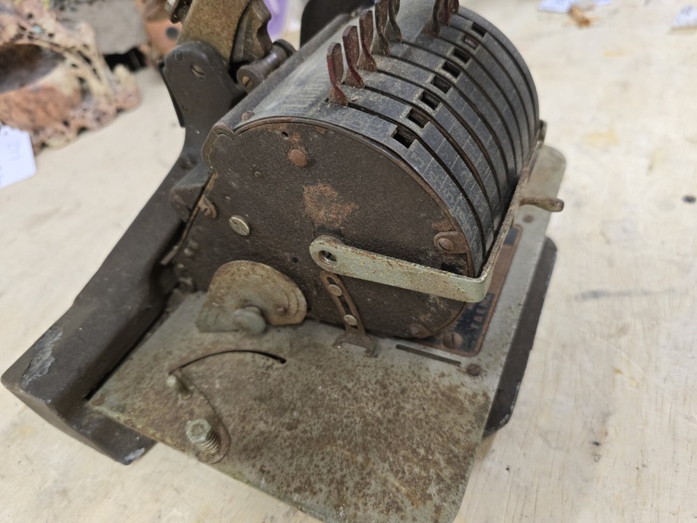 Early Antique Lightning Check Writer