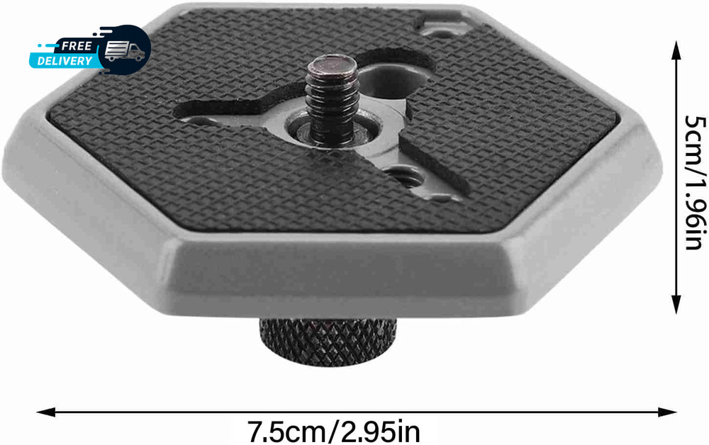 Bogen Hexagon Quick Release Plate for Tripod Camera