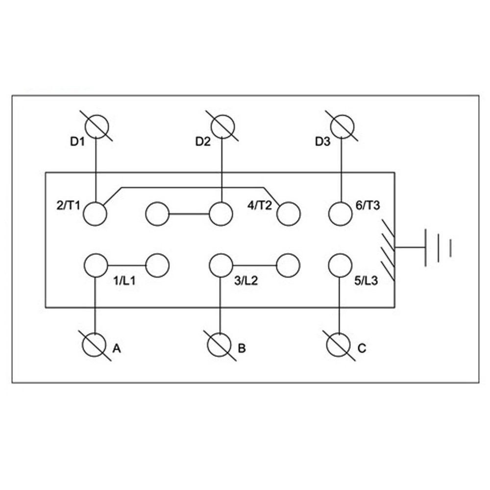 60A Drum Switch Forward/Off/Reverse Motor Control Rain Proof Reversing