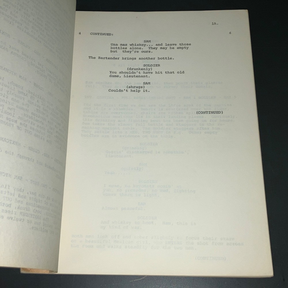 TIGER BY THE TAIL (1970) Low-Budget Action Script 107 W/B Pgs + COA!