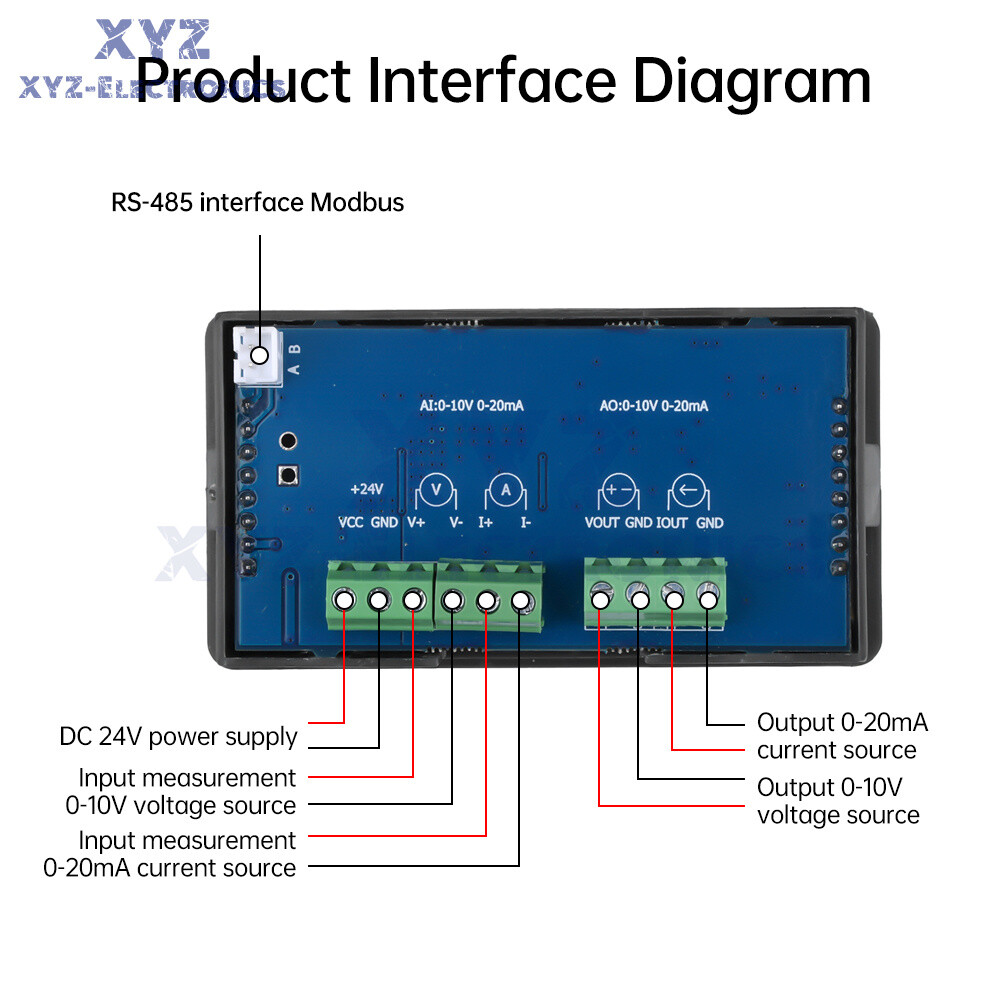 DC0/2-10V 0/4-20mA High Precision Digital Signal Generator Current Source Analog