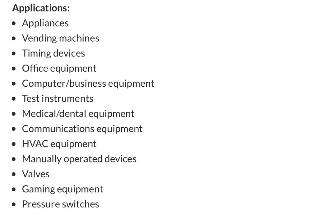 Honeywell-Micro Switch V7-7B17D8-048 Miniature Basic Switch 11A @ 125V, SPDT