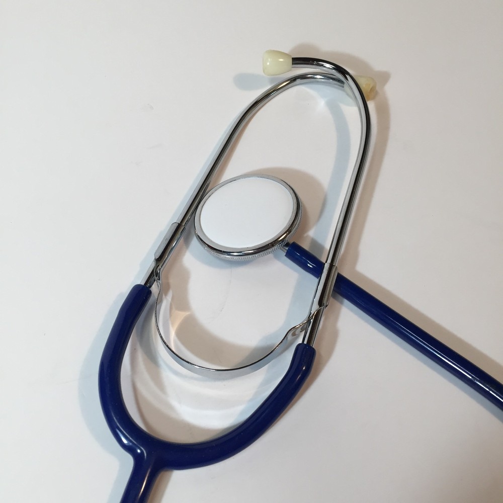 Stethoscopes -(1) ADC, (1) Unmarked- Blue 30" Excellent Condition
