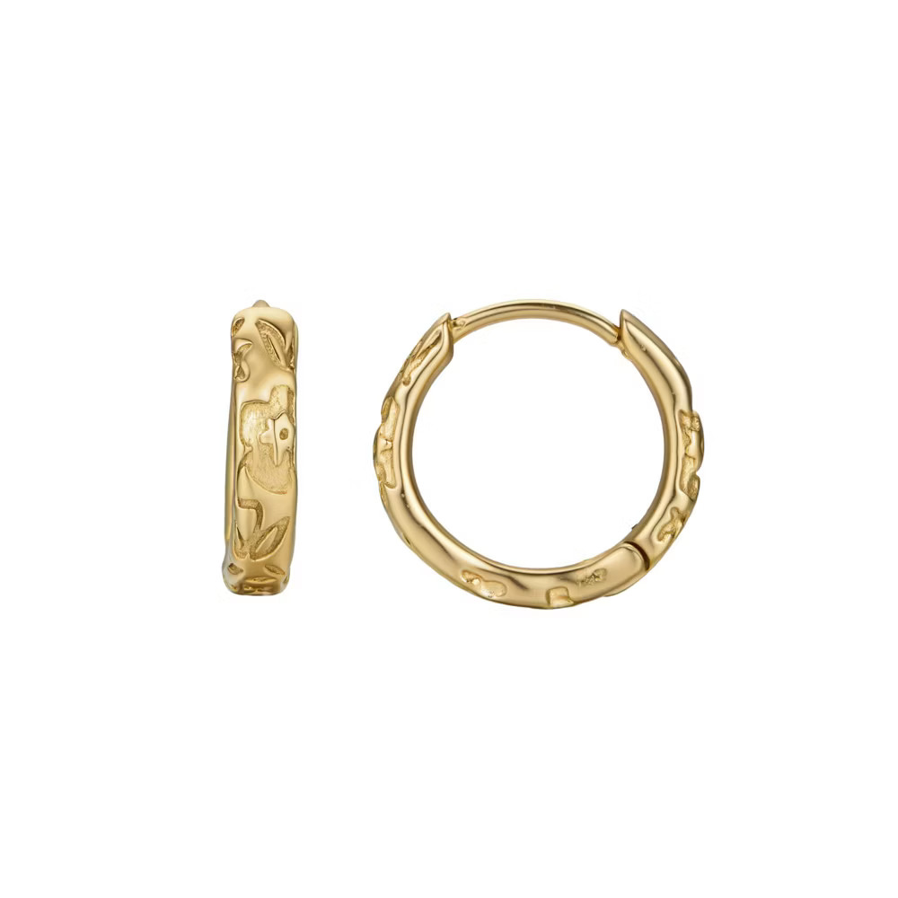 Hey Harper Aurie Mini Huggie - Gold