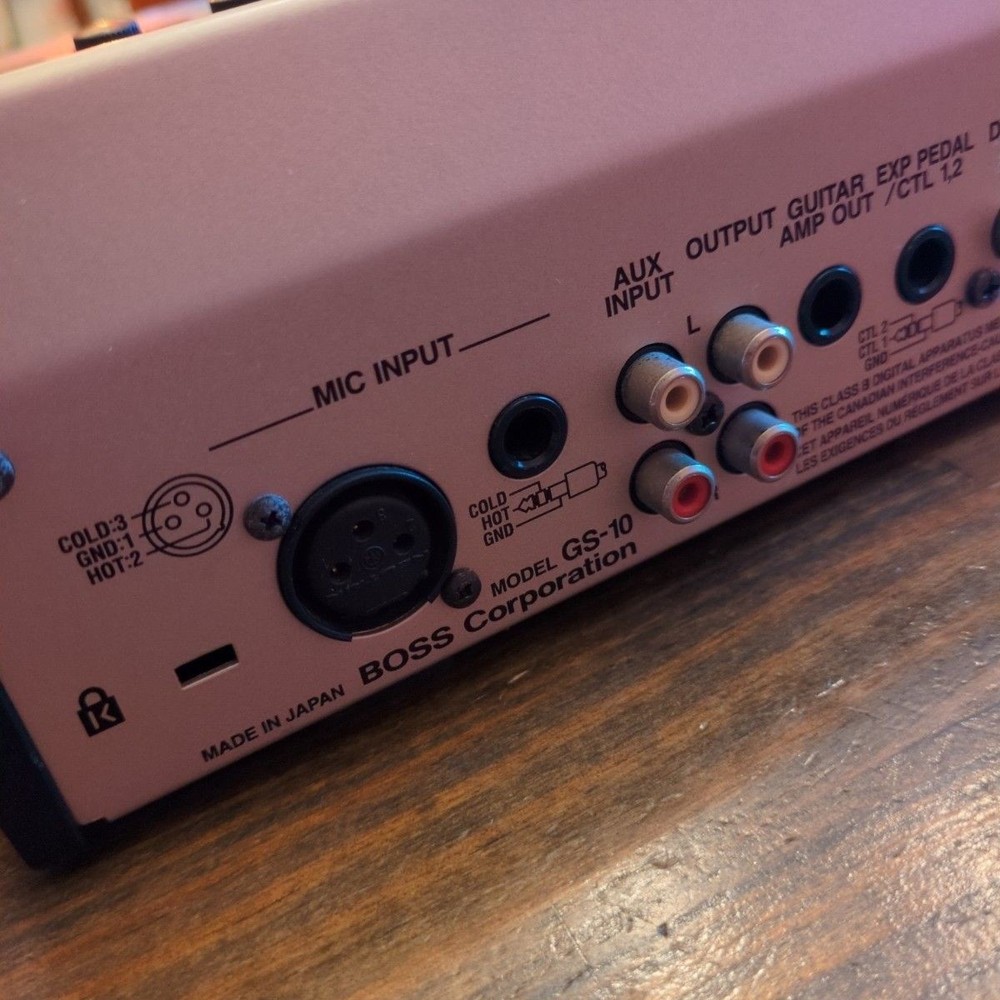 BOSS GS-10 Guitar Multi Effects Processor USB Audio Interface COSM Simulator