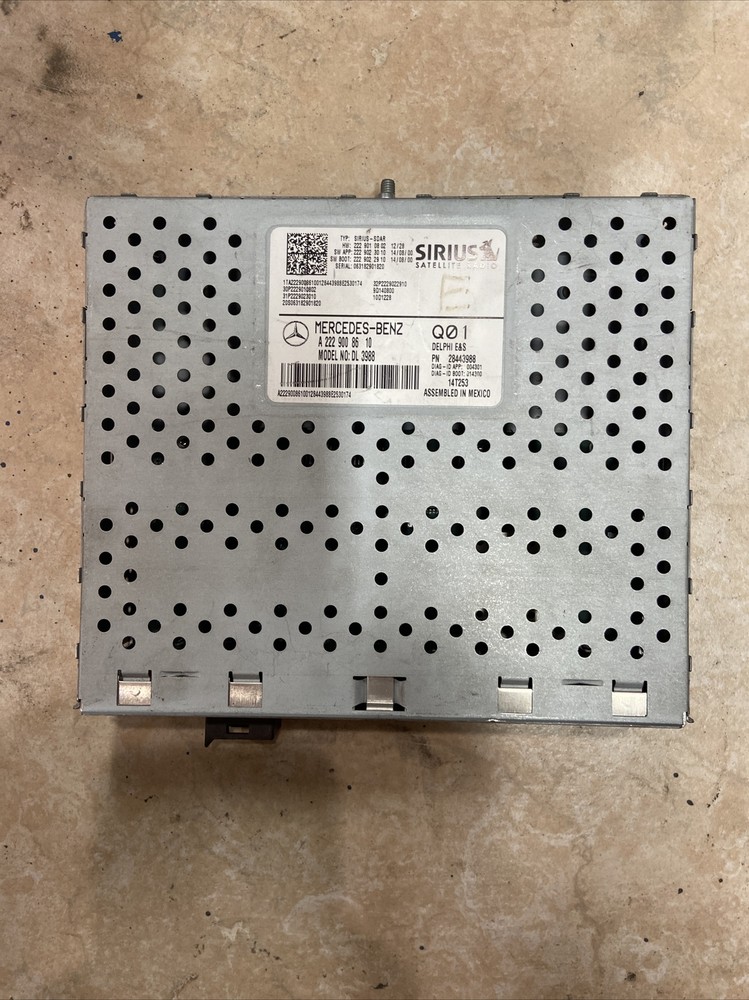 Mersedes s550 cla 250 E400 Sirius satellite modgule