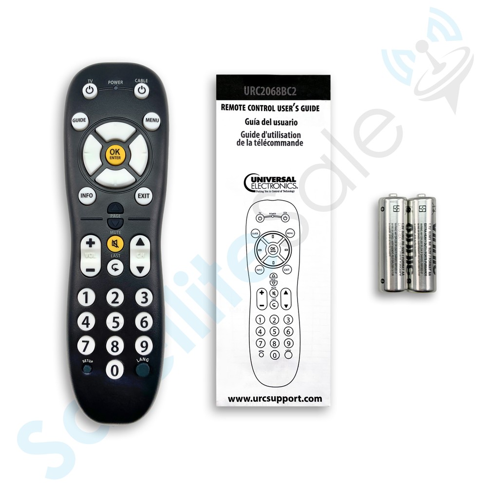 Suddenlink Universal Remote Control Pulse RF Remote URC-2068BC2-R