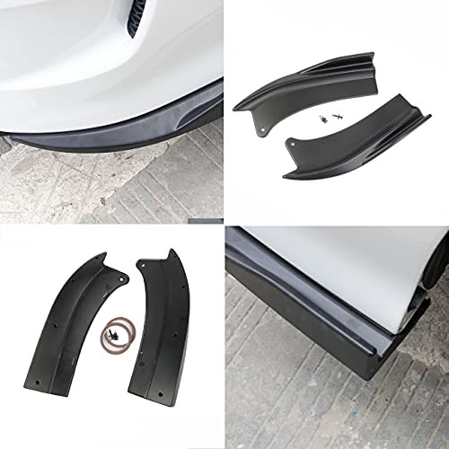 Car Rear Bumper Spoiler Bumpers Lip Diffuser Splitter Protector for Matt Black