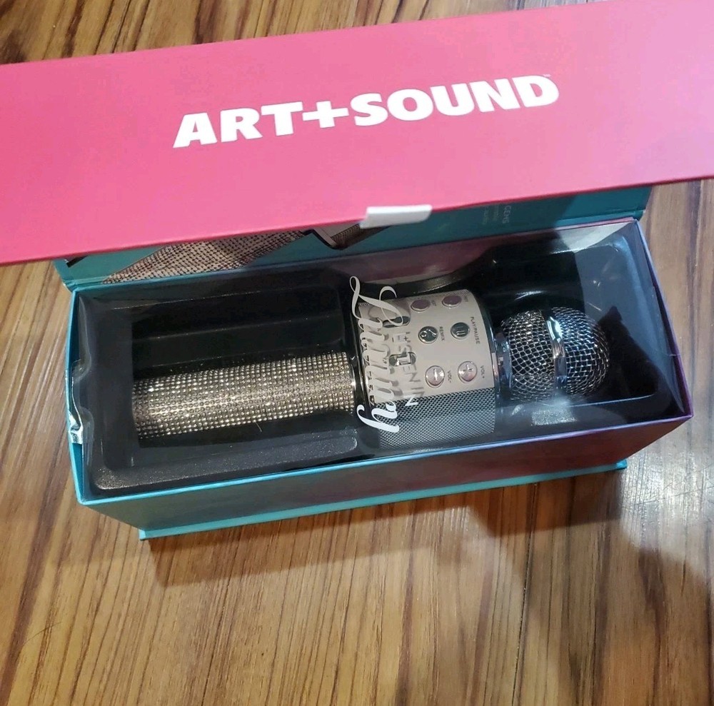 Bluetooth Glitter Karaoke Microphone-brand New