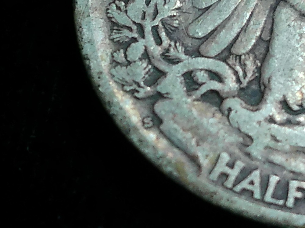 1927 - S Walking Liberty Silver Half Dollar - San Francisco