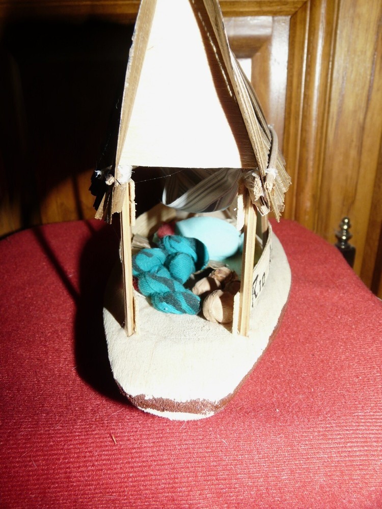 PERU AMAZON INDIAN BALSA BOAT