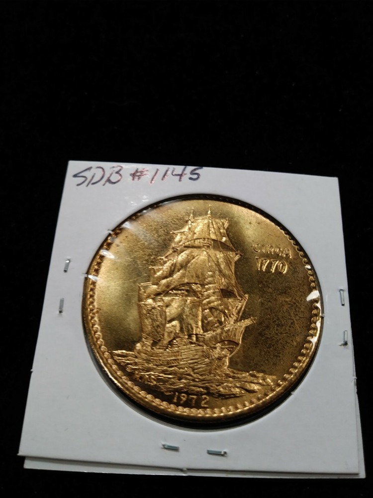 1972 Poseidon Bronze Doubloon - Mardi Gras