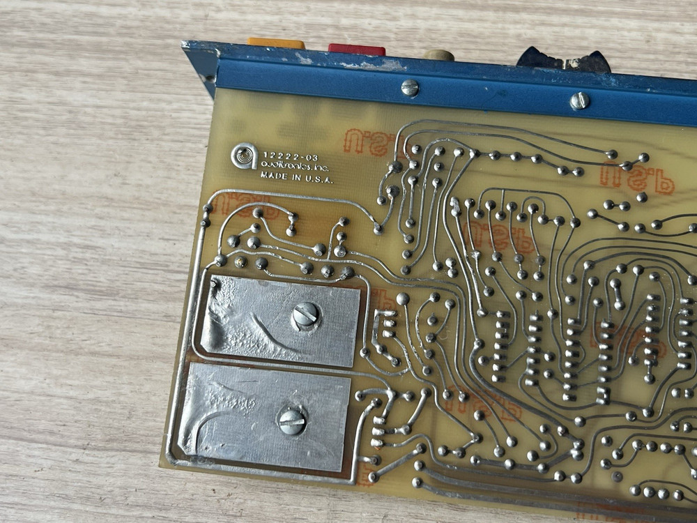 vintage Auditronics blueface 200-SLI stereo line input console module