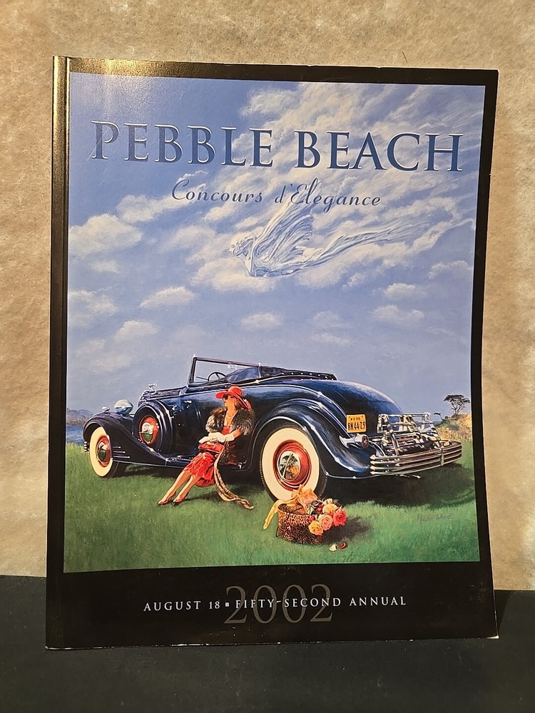 Pebble Beach Concours d'Elegance 52nd Annual Car Show Program 2002