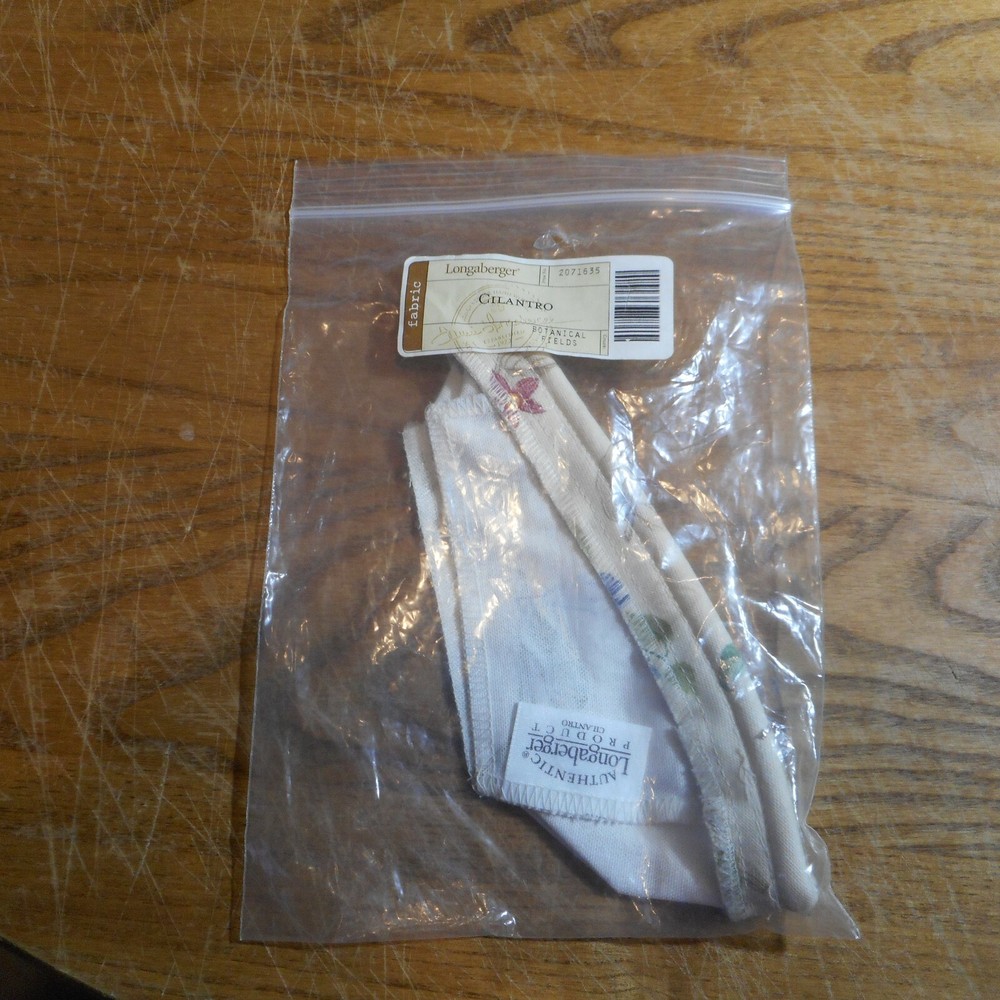 Longaberger Liner Cilantro Botanical Fields #2071635