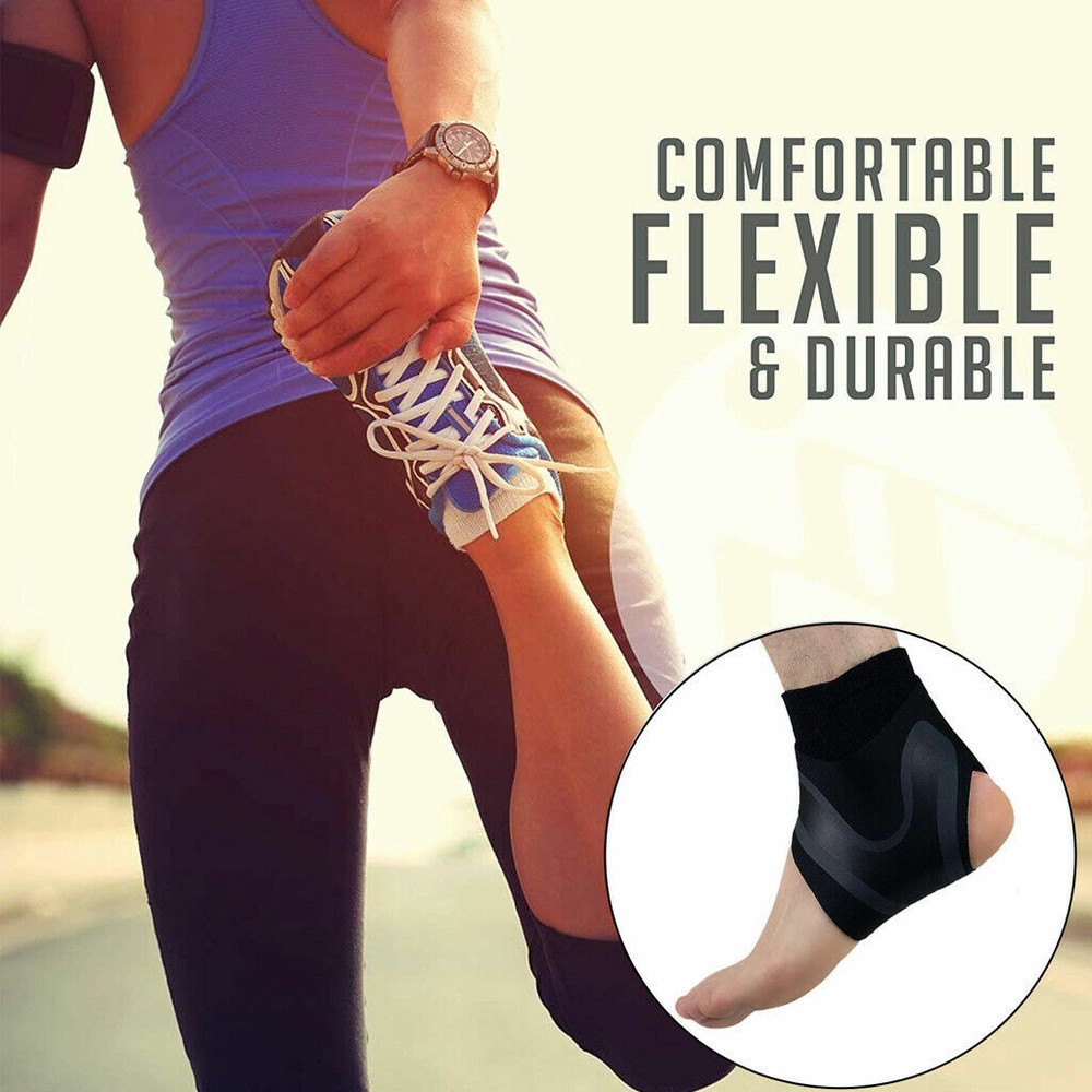 Ankle Support Brace Compression Tendon Strap Elastic Bandage Sport Foot Wrap US