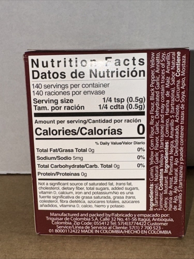 Triguisar Colombian Spice 70g
