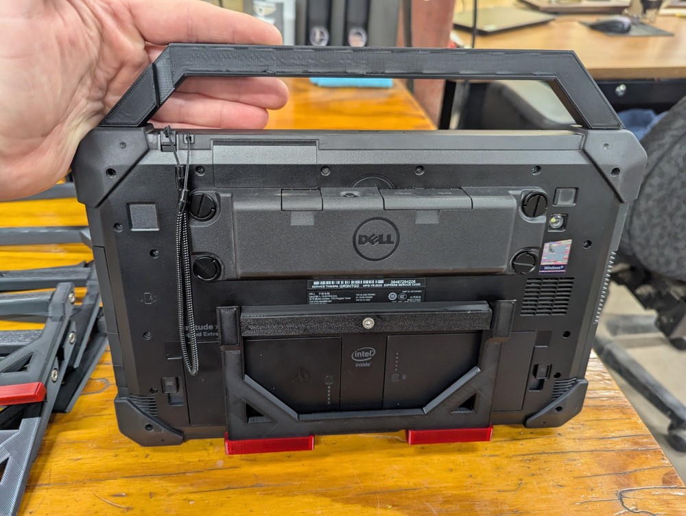 Dell Latitude Rugged 7212/7220 Kickstand And Handle... READ DESCRIPTION
