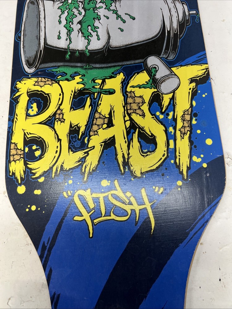 Fish Skateboard 42”longboard (Crazy Beats Fish)