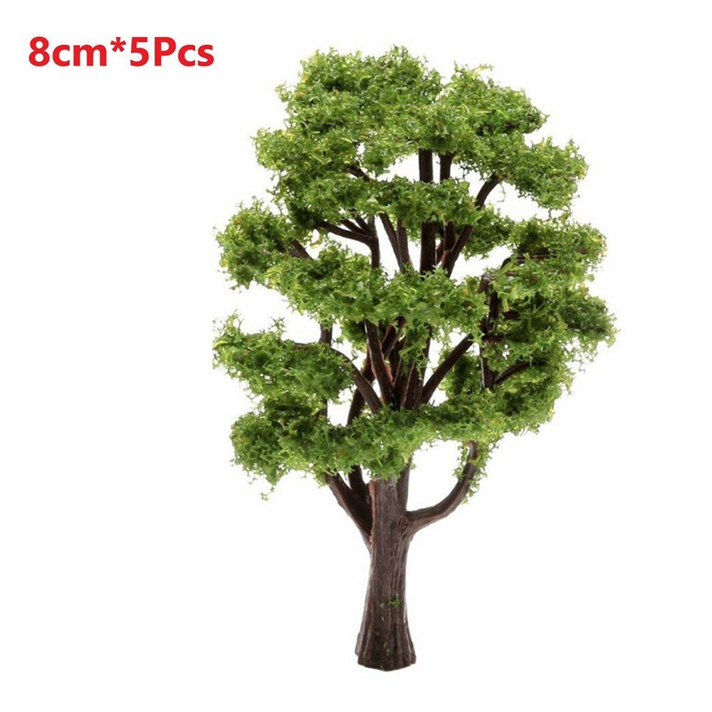 Brand New Model Tree Artificial 10pcs 8/10cm Accessories Artificial Tree