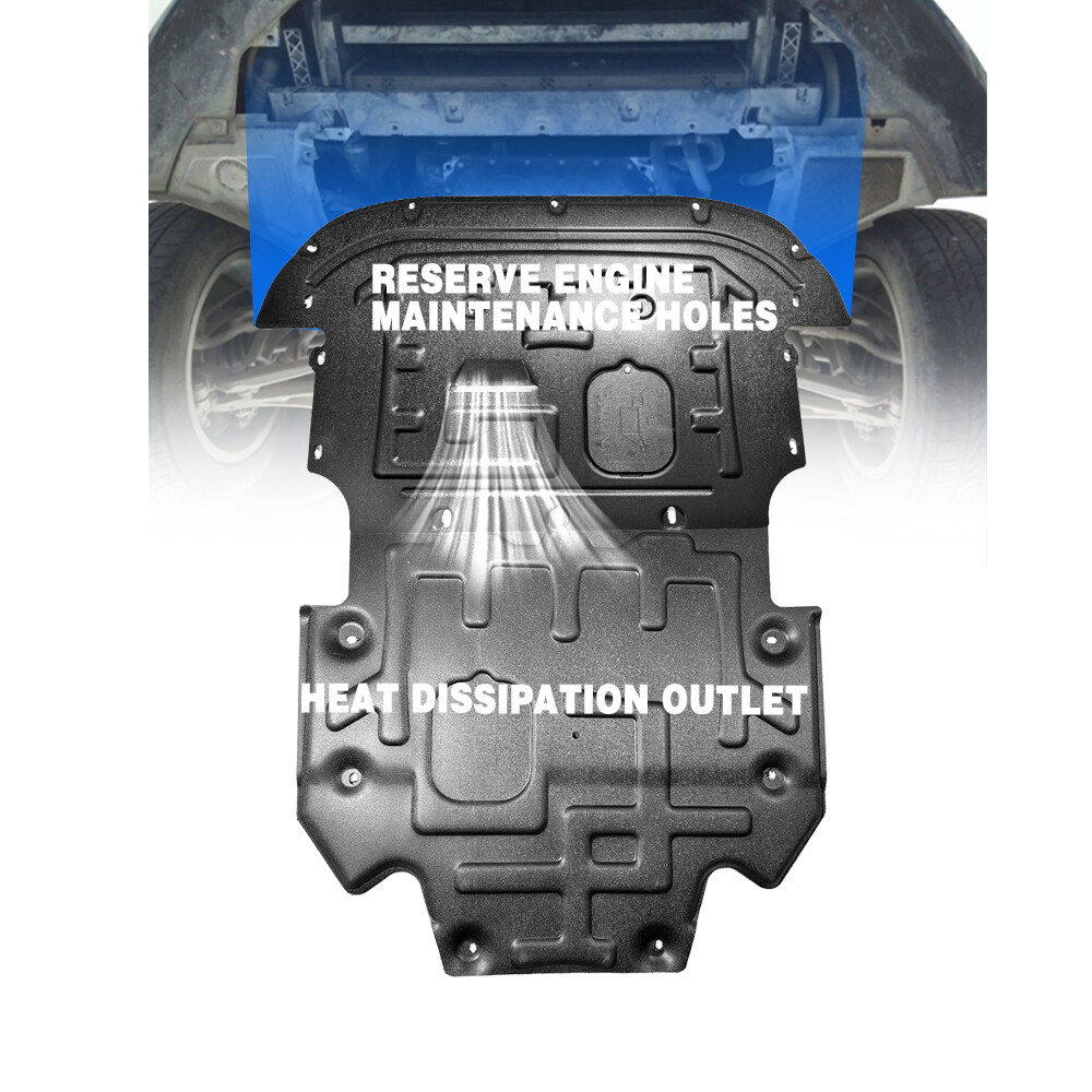 2Pcs Engine Splash Guard For Audi A6 2012-2018 Under Engine Shield Cover Board