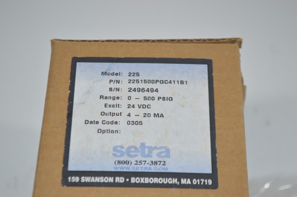 Setra 225 Pressure Transducer
